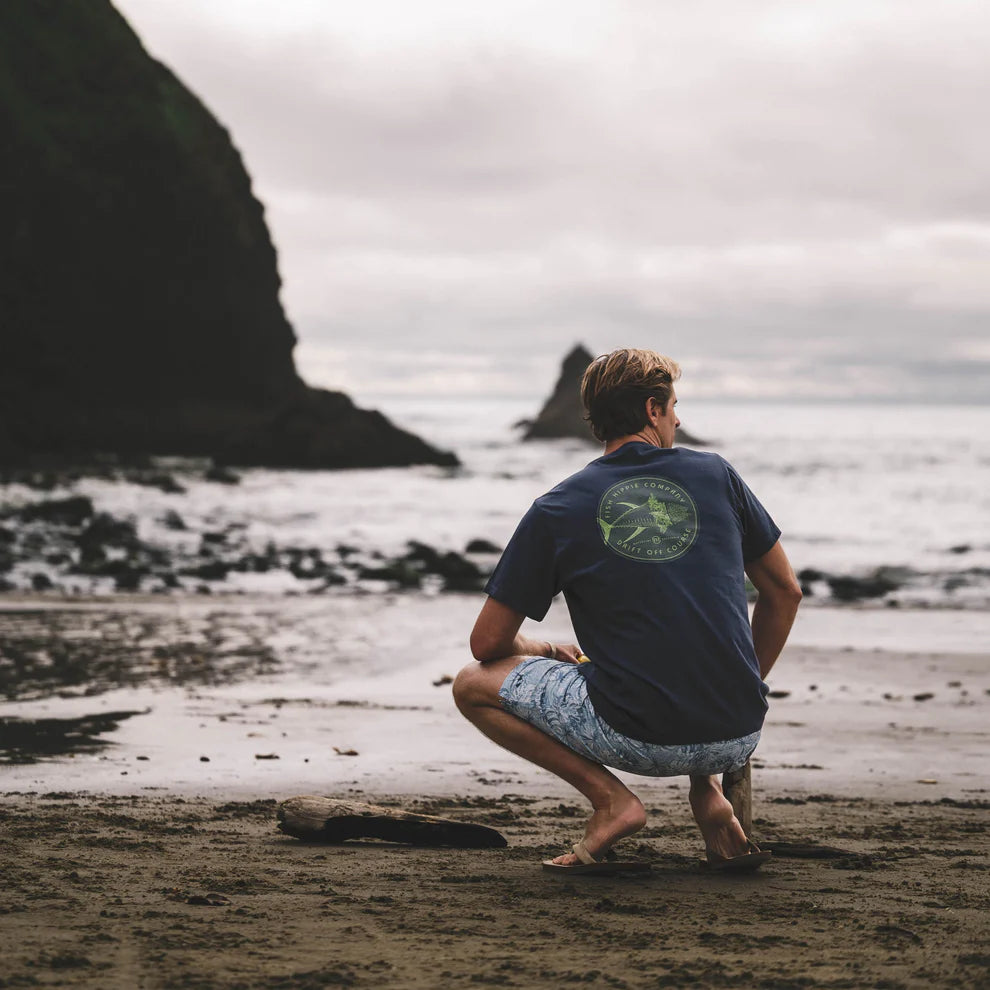 Fish Hippie Depth Short Sleeve Tee on clearance