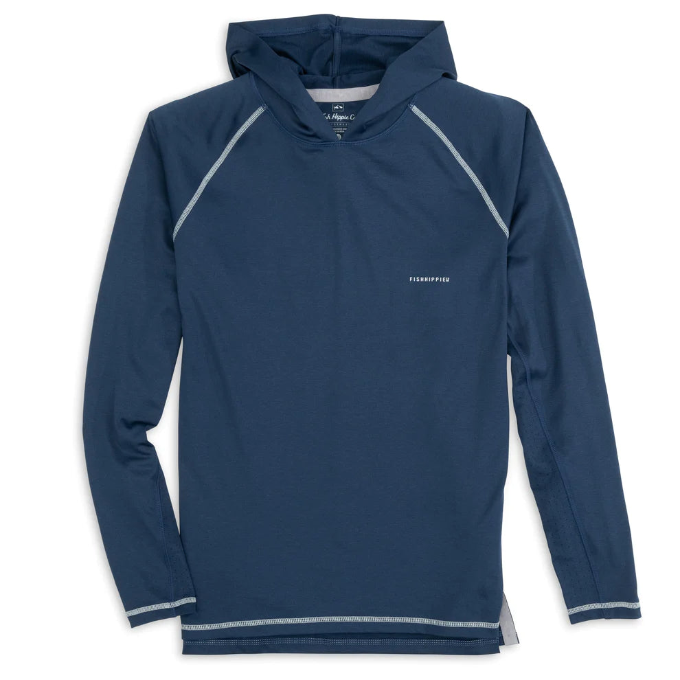 Fish Hippie Heather Streak Boden Hoodie on clearance