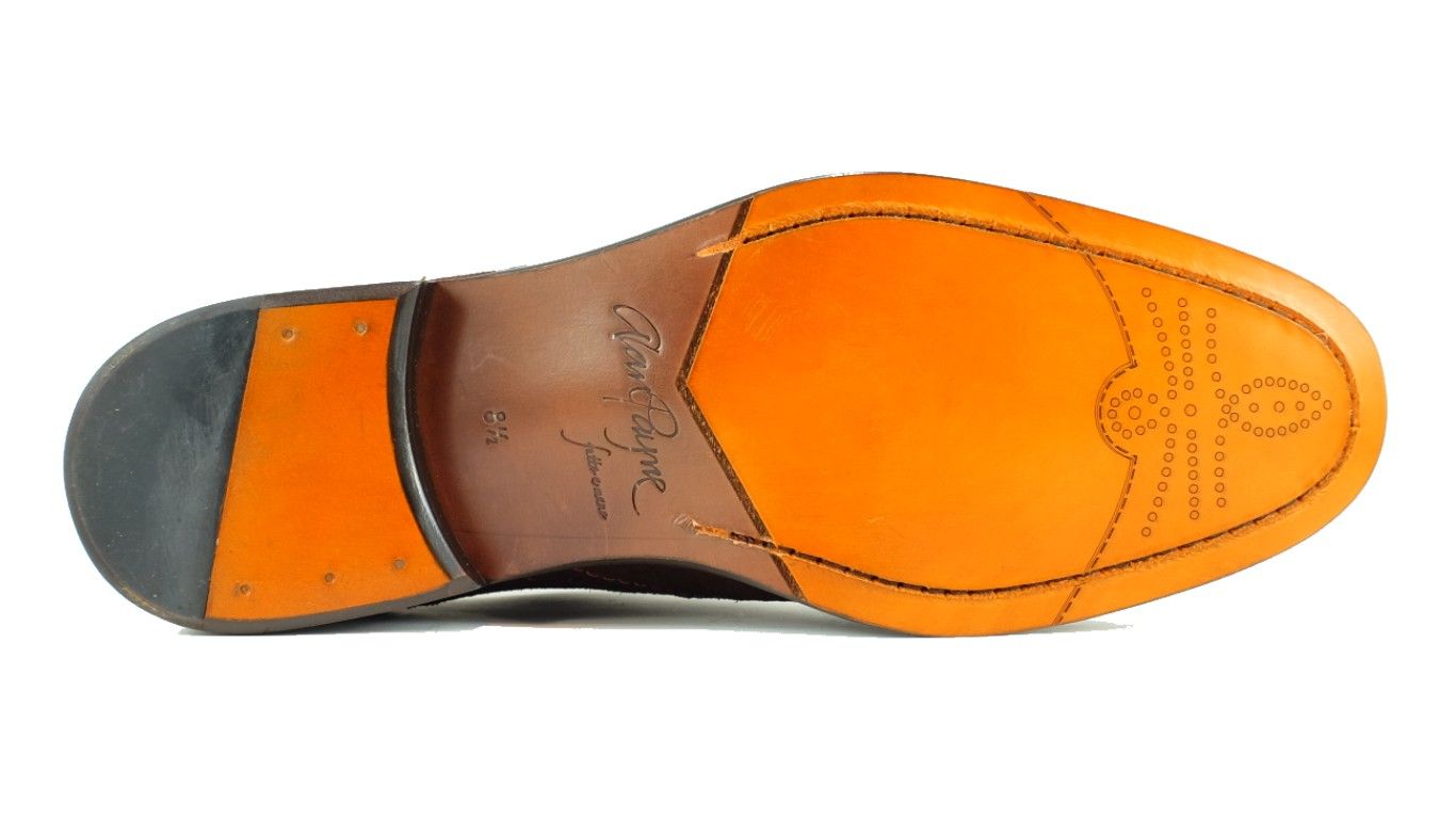 Alan Payne Juan Suede Wingtip Oxford-brown on clearance