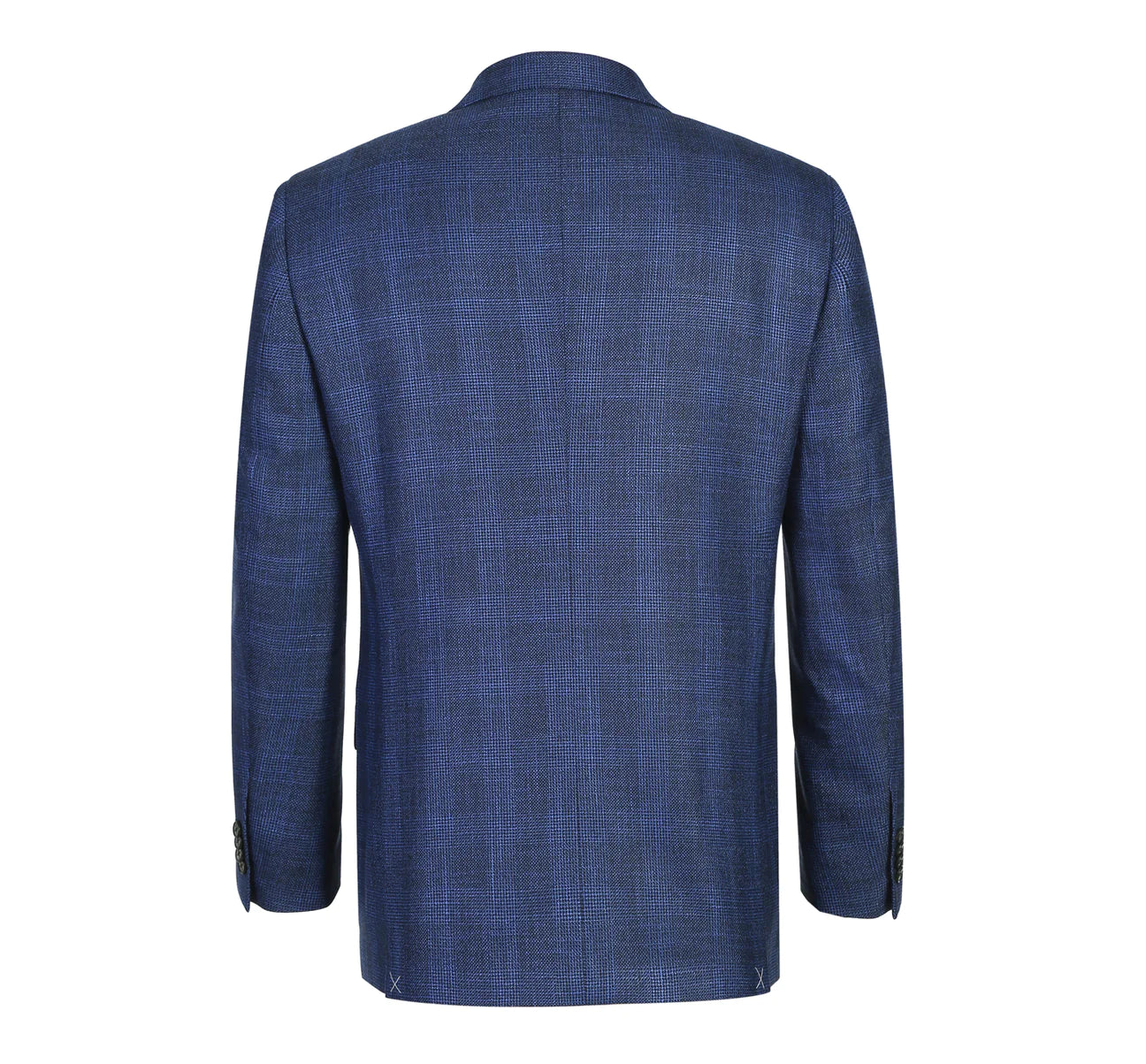 Renoir Blue Plaid Classic Fit Sport Coat