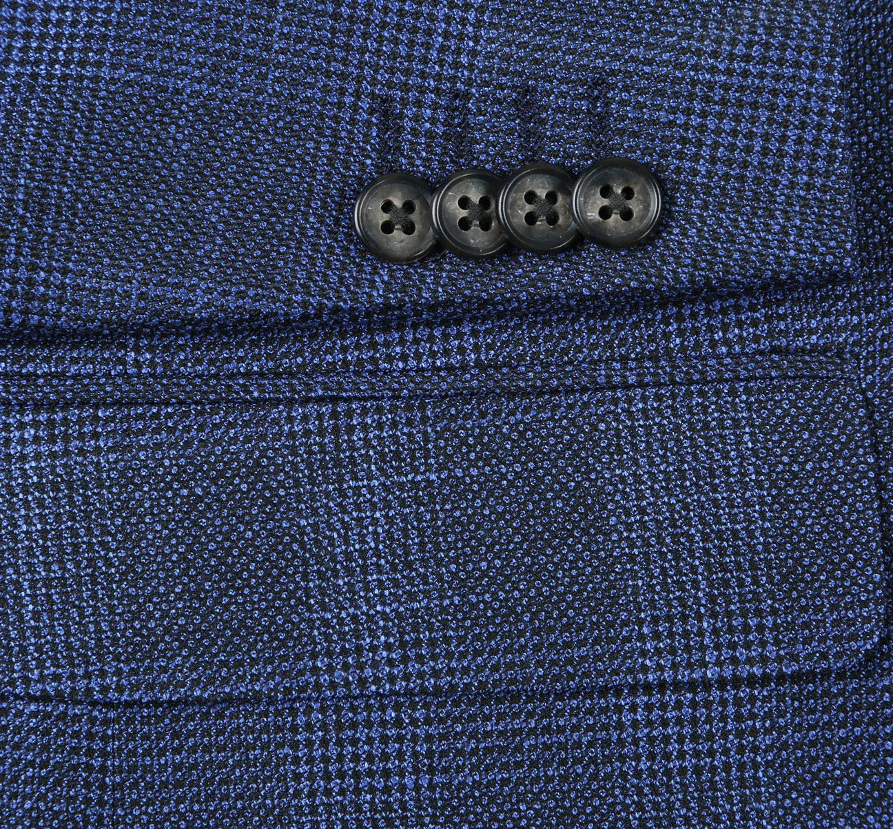 Renoir Blue Plaid Classic Fit Sport Coat