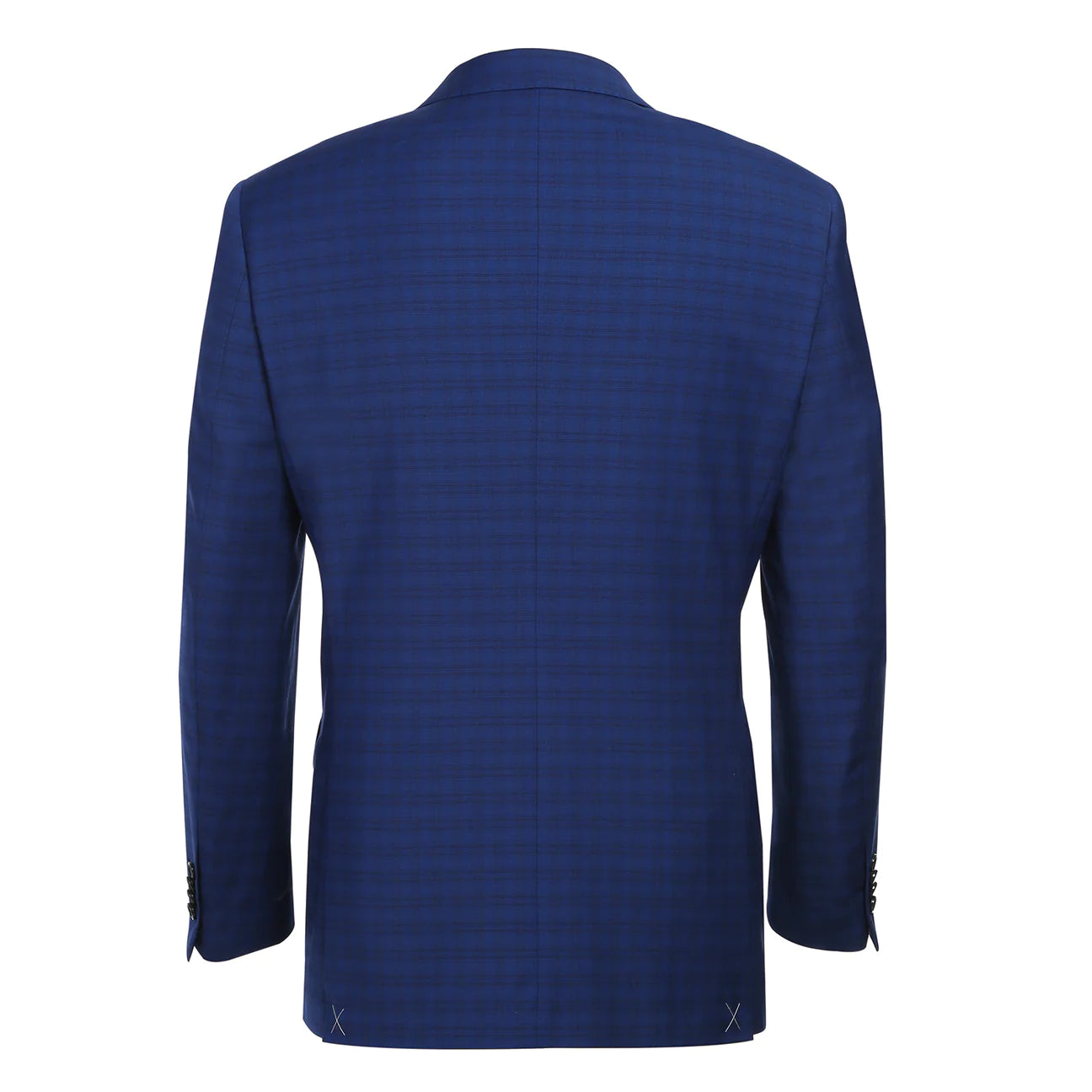 Renoir Classic Fit Blue Check Suit on clearance