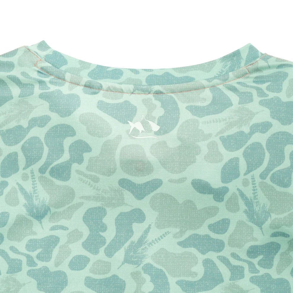 Fish Hippie Fly Camo Performance Crew on clearance