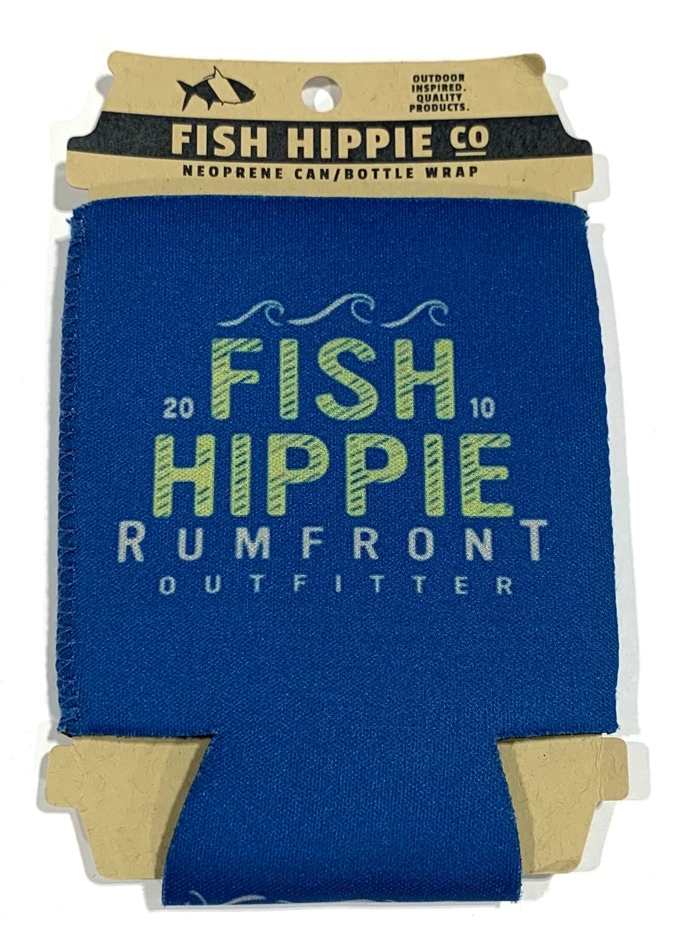 Fish Hippie Blue Koozie on clearance