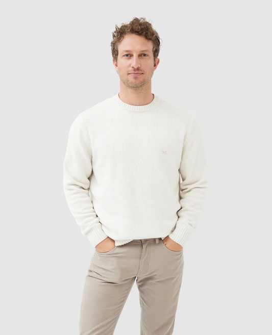 Rodd and Gunn Natural Crewneck Sweater