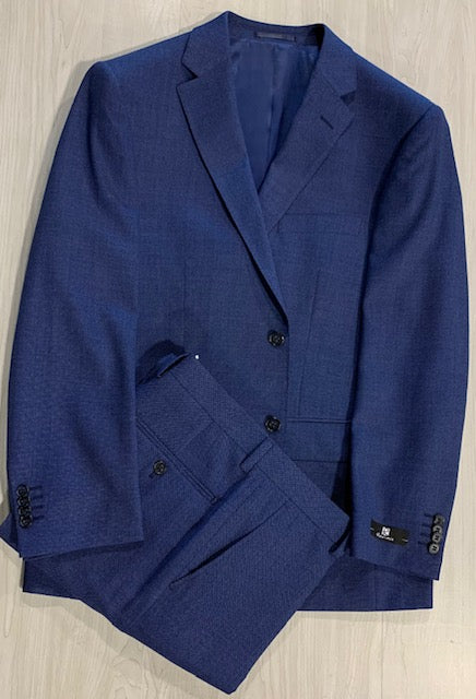 Renoir Blue Birdseye Classic Fit Suit