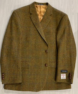 Harris Tweed Sport Coat in Burnt Orange
