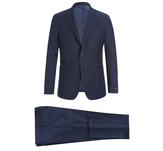 PF20-17 Men's Slim Fit Travel Suit Anti-Microbial/ Nature Stretch/ Wrinkle Resistant