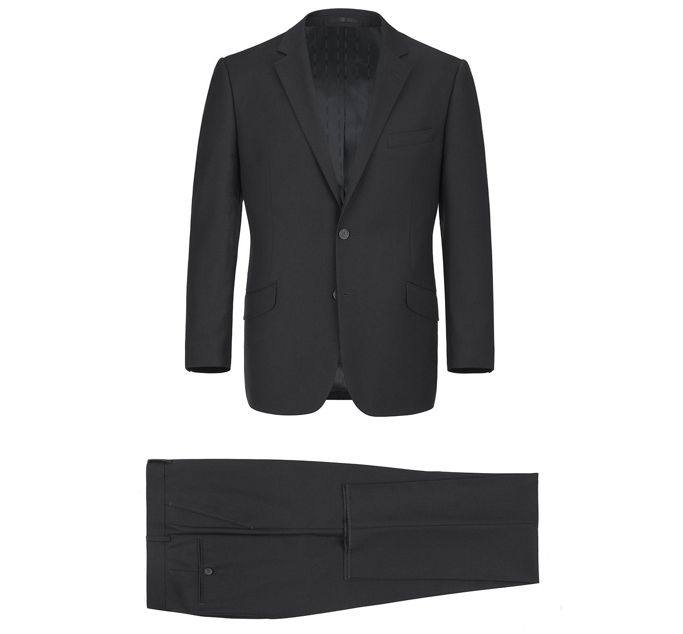 201-1 Men's 2-Piece Single Breasted Notch Lapel Suit