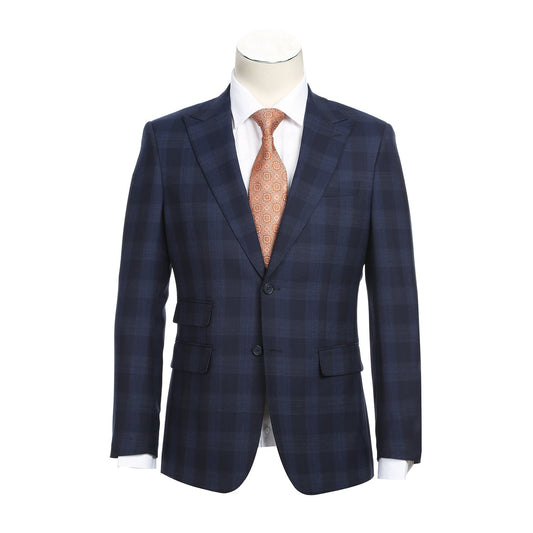 English Laundry EL82-65-410 Navy Wool Suit