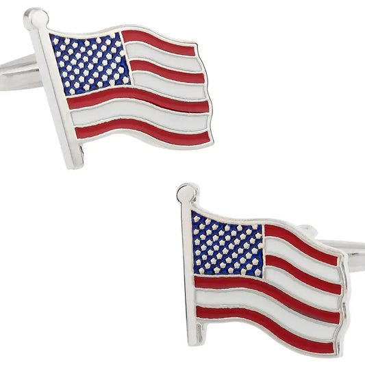 American Flag Cufflinks