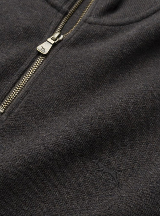 Rodd and Gunn Alton Ave 1/4 Zip Sweatshirt in Mud