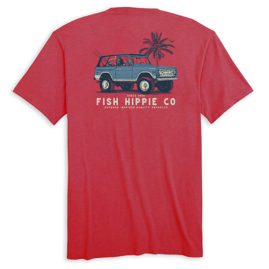 Fish Hippie Bronco Red Tee