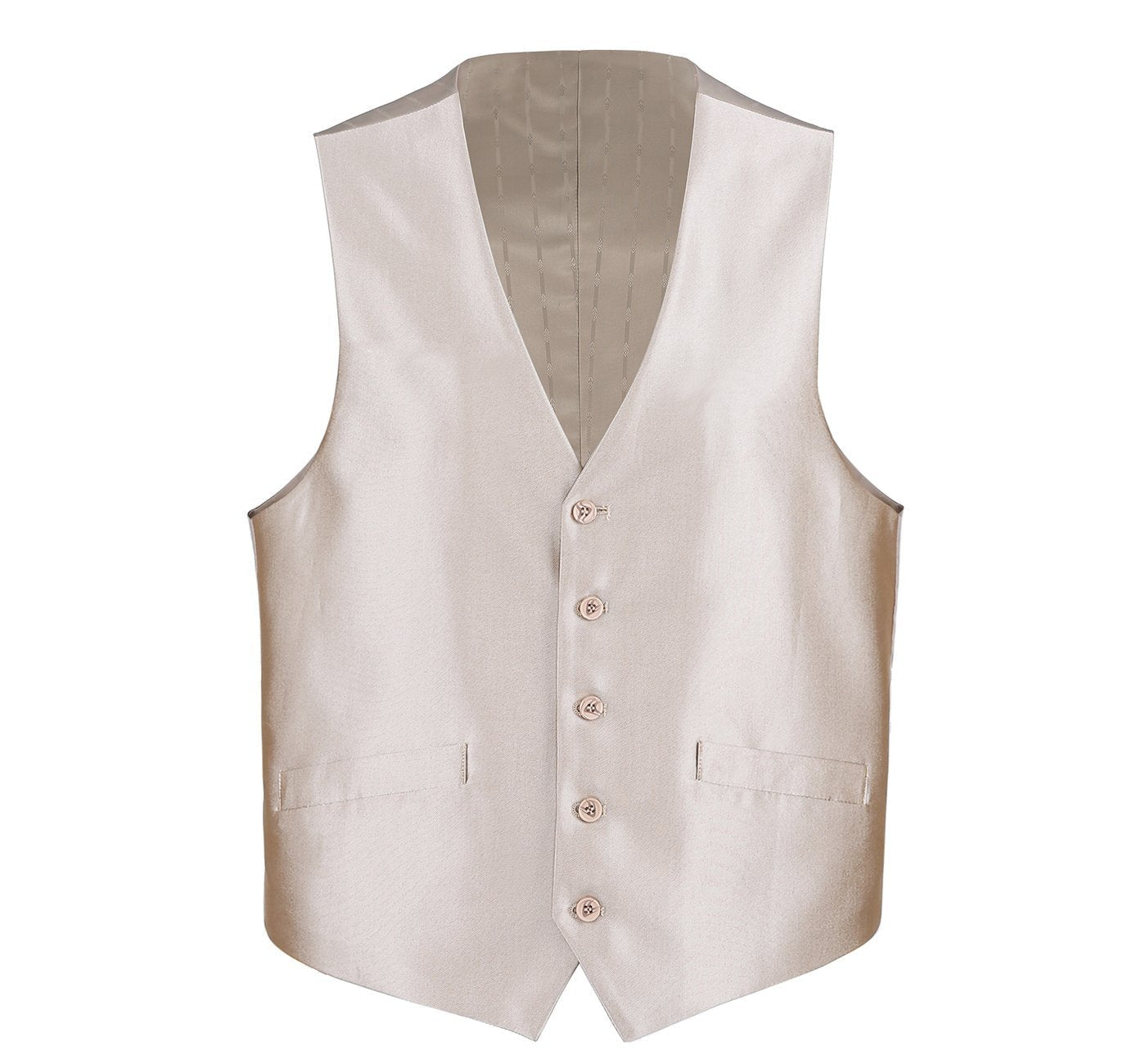 207-3 Men's Classic Fit Sharkskin Suit Vest