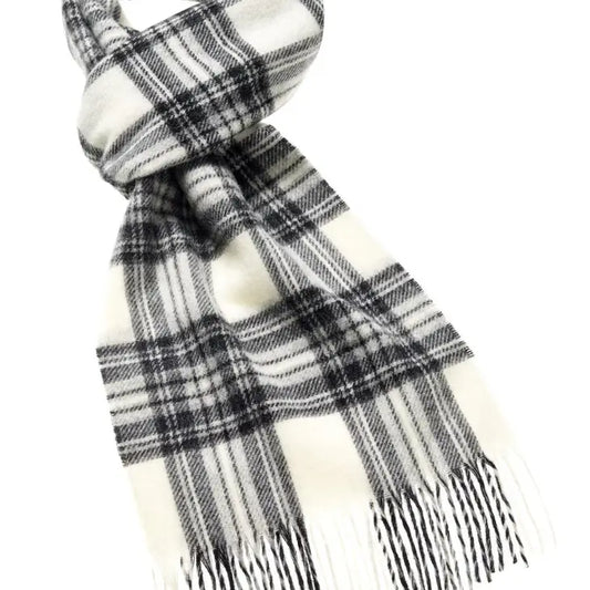 Tartan Dress Gray Stewart Plaid Scarf