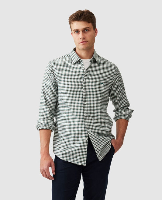 Rodd and Gunn Gibbies Valley Deep Forrest Long Sleeve Shirt