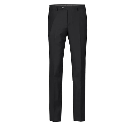 Renoir Black Classic Fit 100% Virgin Wool suit slacks 508-1