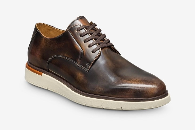 Allen Edmonds Carson Lace-up Hybrid Derby in Antique Bronze Leather