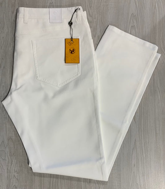 Enzo White Premium Denim on clearance