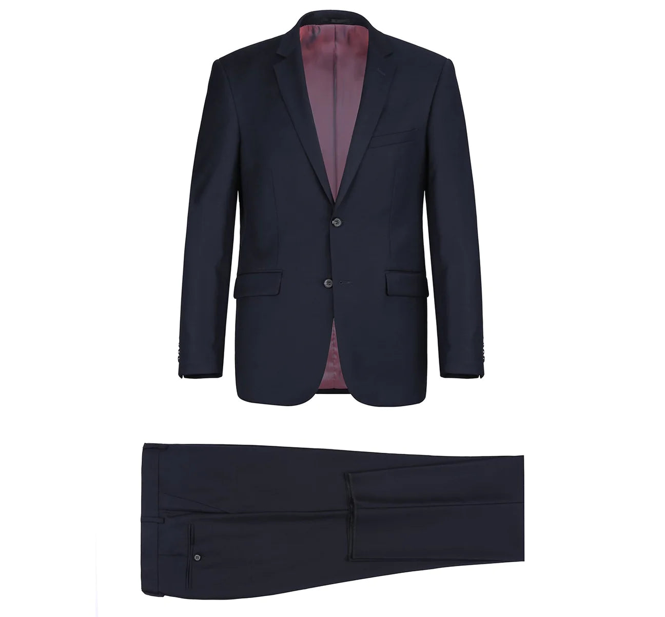 Renoir Classic Fit Super 140's 100% Wool Suit 508-2 Navy