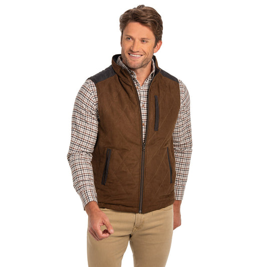 Madison Creek High Point Nylon & Microsuede Reversible Brown and Black Vest