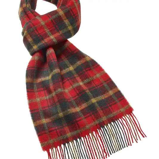 Tartan Dark Maple Plaid Scarf