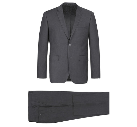 202-1 Men's 2-Piece Single Breasted Notch Lapel Suit