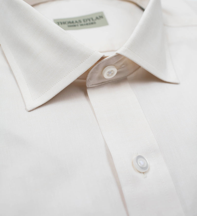 Thomas Dylan Sandstone Spread Collar Dress Shirt