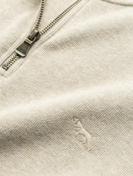 Rodd and Gunn Alton Ave 1/4 Zip Sweatshirt in Camel