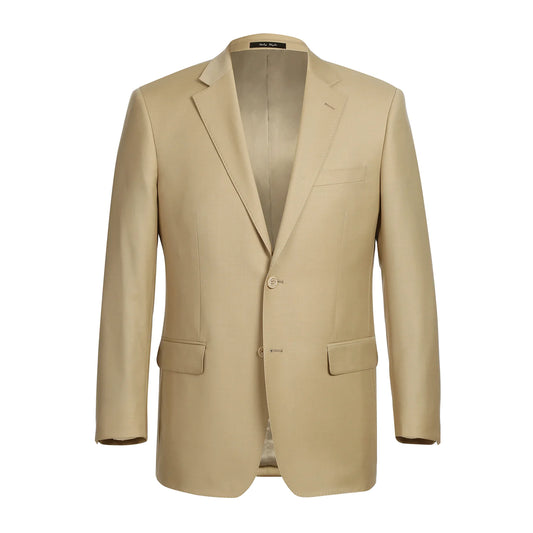 Renoir Classic Fit Tan 100% Virgin Wool Suit