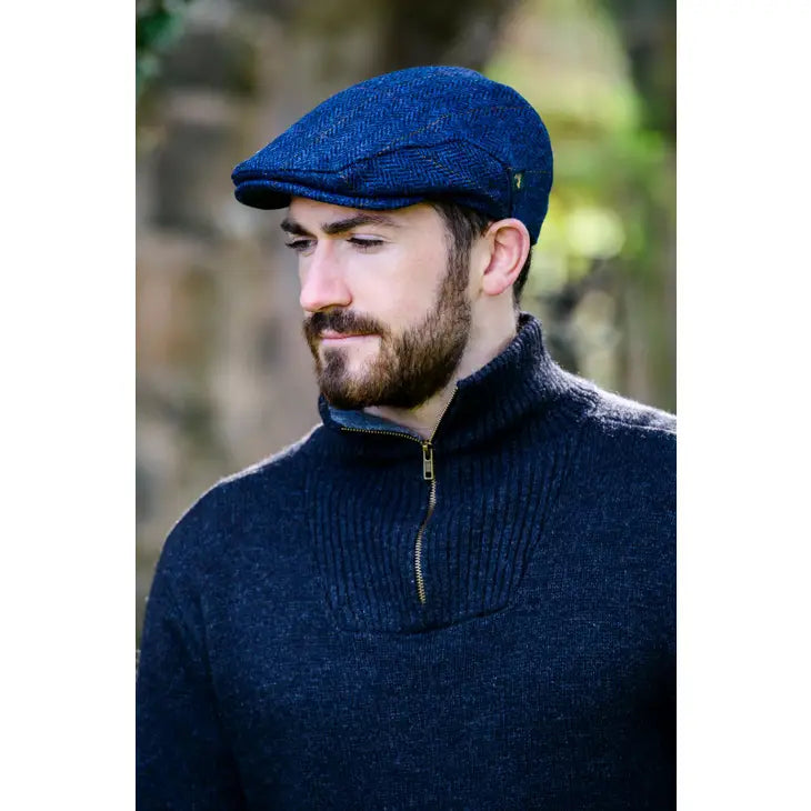 Mucros Trinity Tweed Flat Cap - Made in Ireland