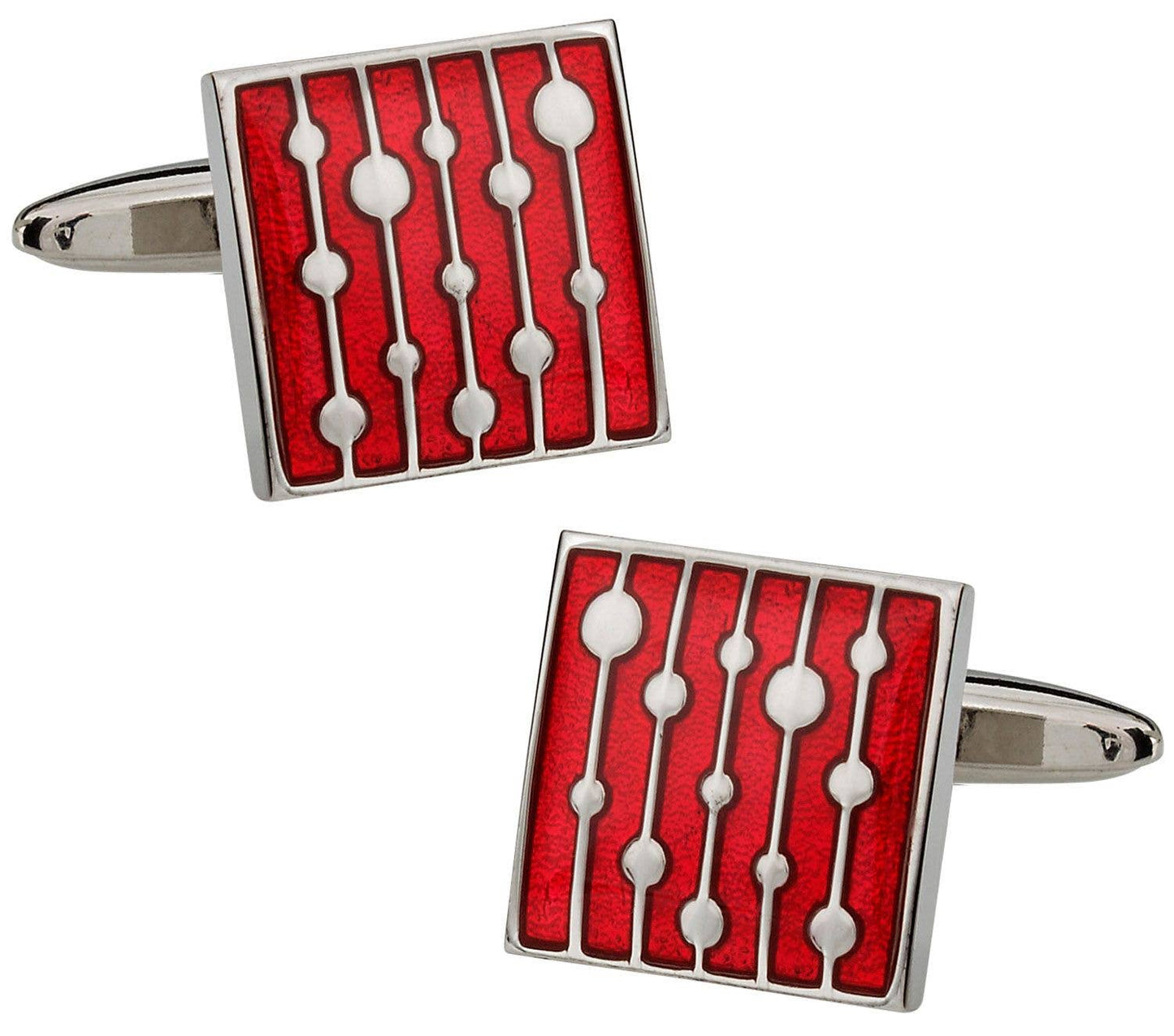 Water Drop Red Cufflinks