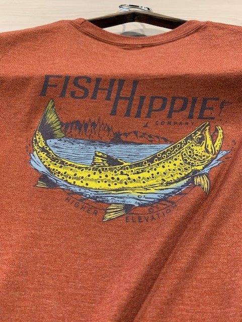 Fish Hippie Rust Surge Tee