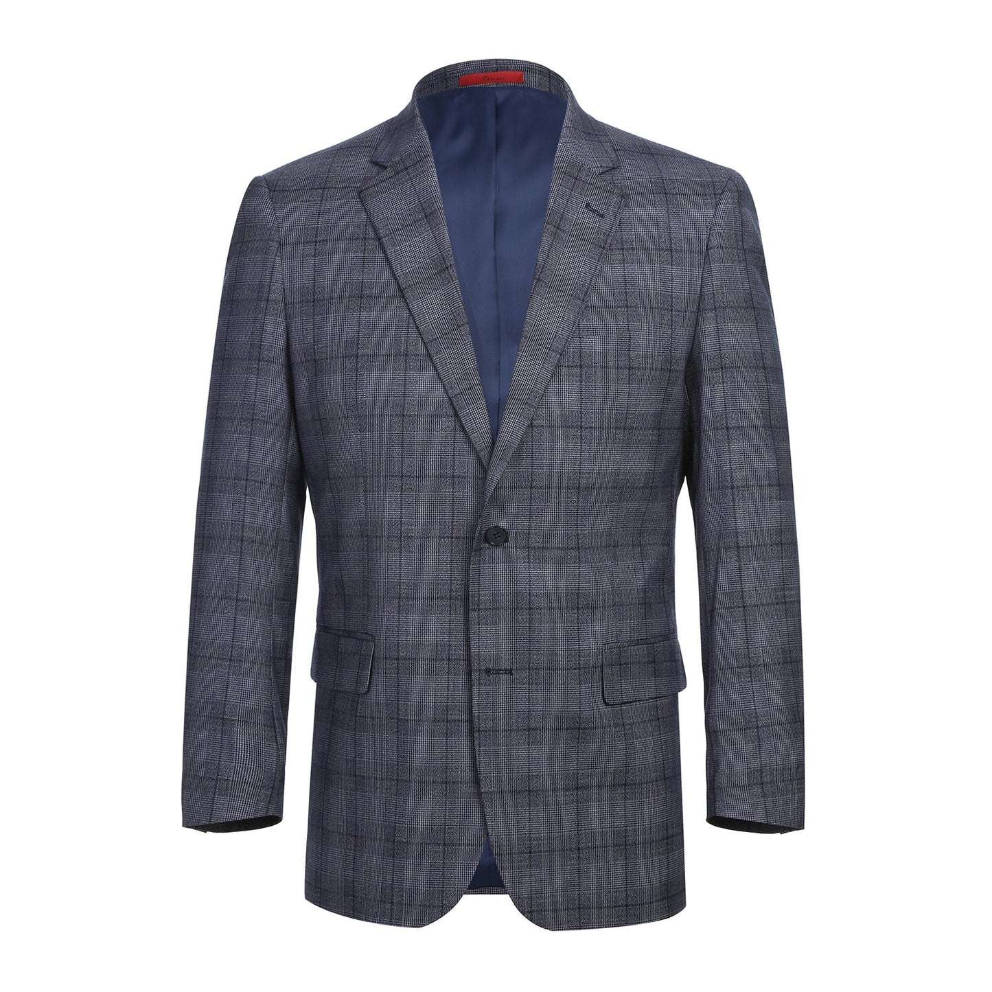 293-30 Men's Classic Fit Checked Suits