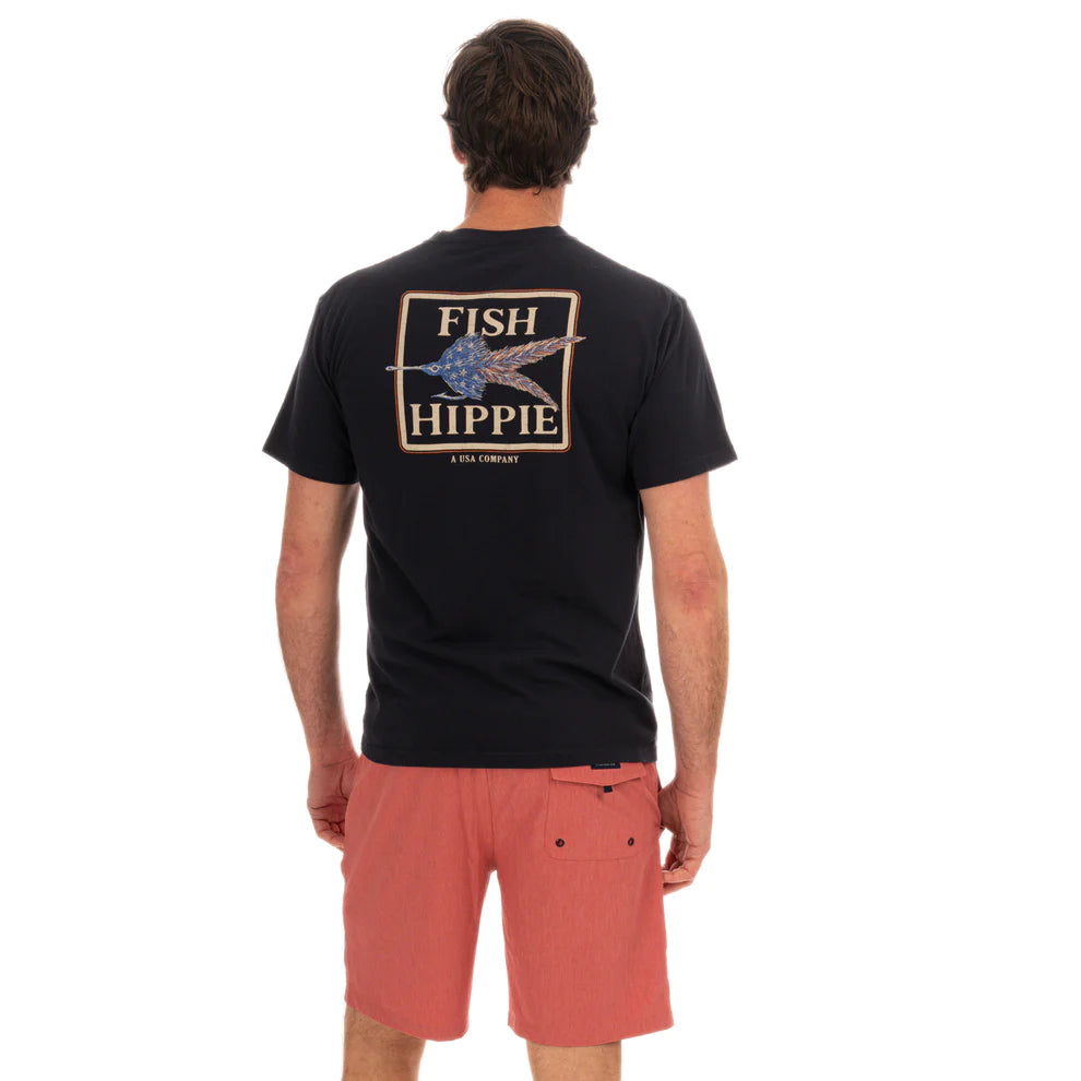 Fish Hippie Tried and True Navy Tee Shirt