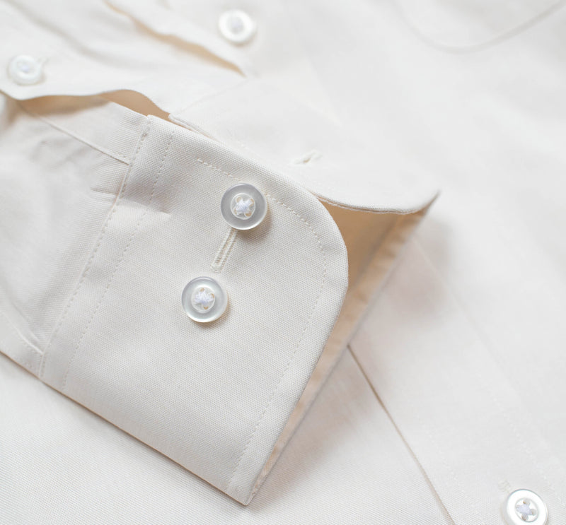 Thomas Dylan Sandstone Spread Collar Dress Shirt