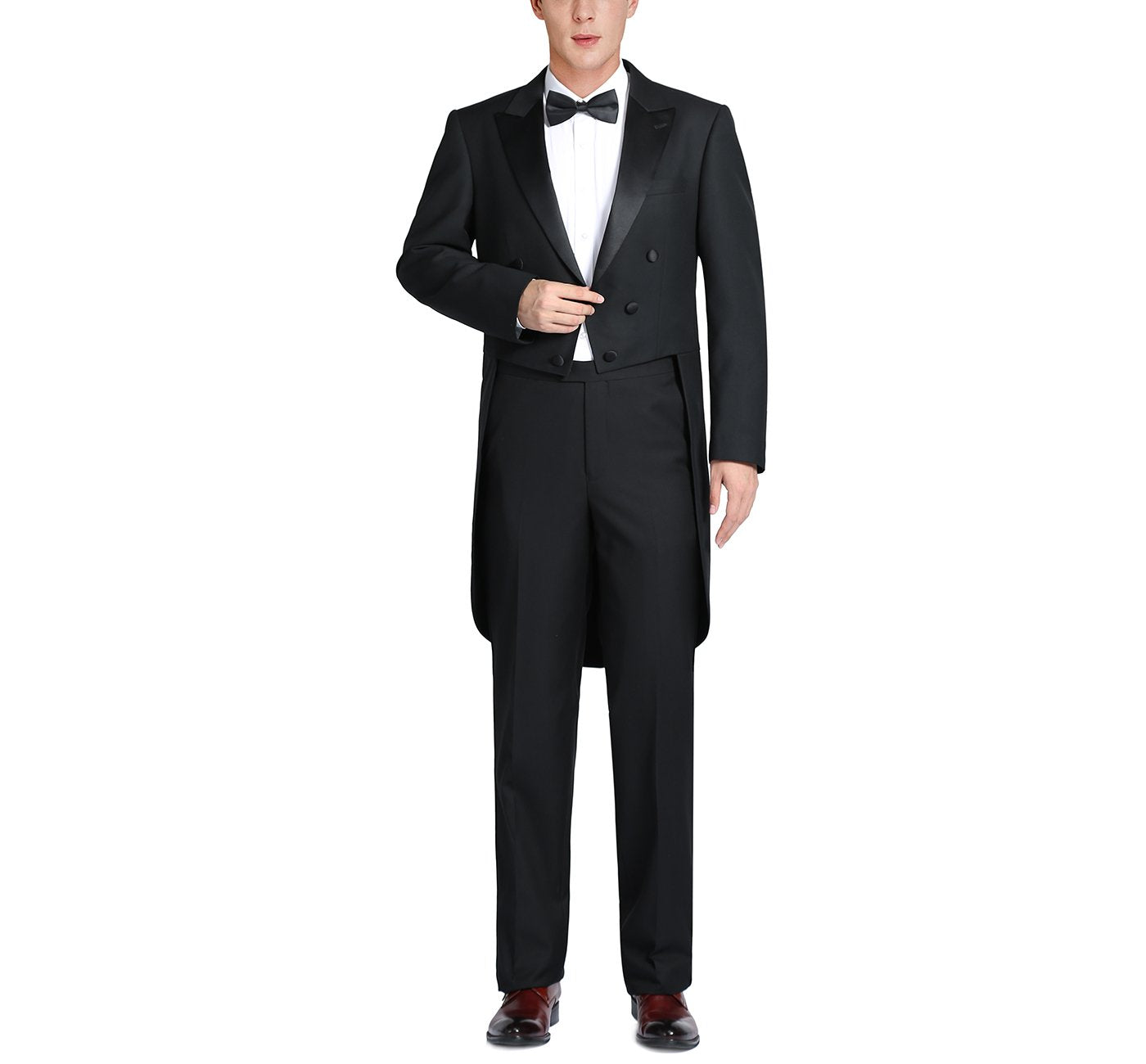 201-1FD Men's Classic Fit Peak Lapel Full Dress Tuxedo