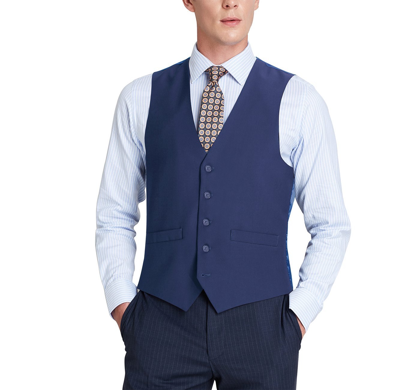 201-20 Men's Classic Fit Suit Separate Vest