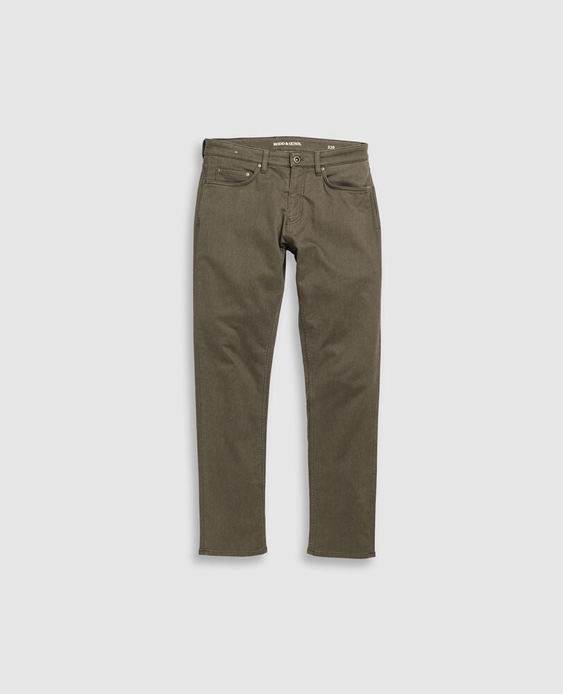 Rodd and Gunn Motion Melange Straight Fit Jean in Nutmeg