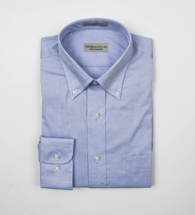 Thomas Dylan Blue Button Down Dress Shirt