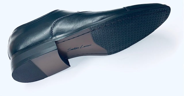 Santino Luciano Marcello Captoe Black Dress Shoe