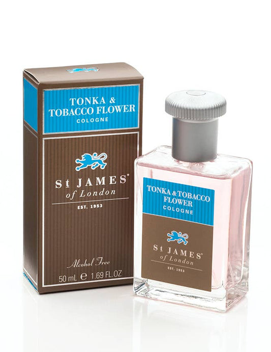 St. James of London Tonka and Tobacco Cologne 50ml (alcohol-free)