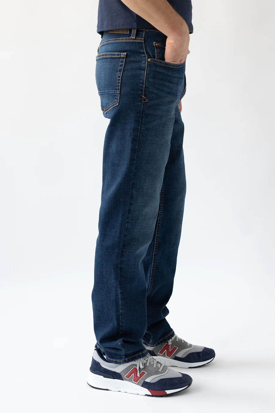 Devil Dog Relaxed Straight Jean - Boone Wash