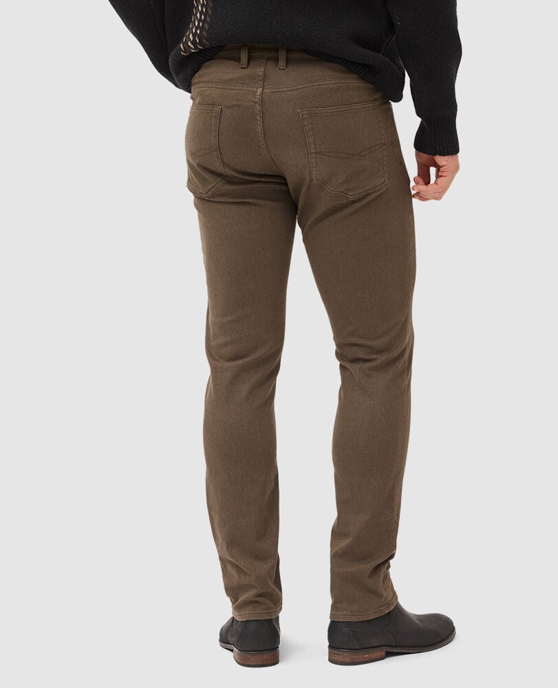 Rodd and Gunn Motion Melange Straight Fit Jean in Nutmeg