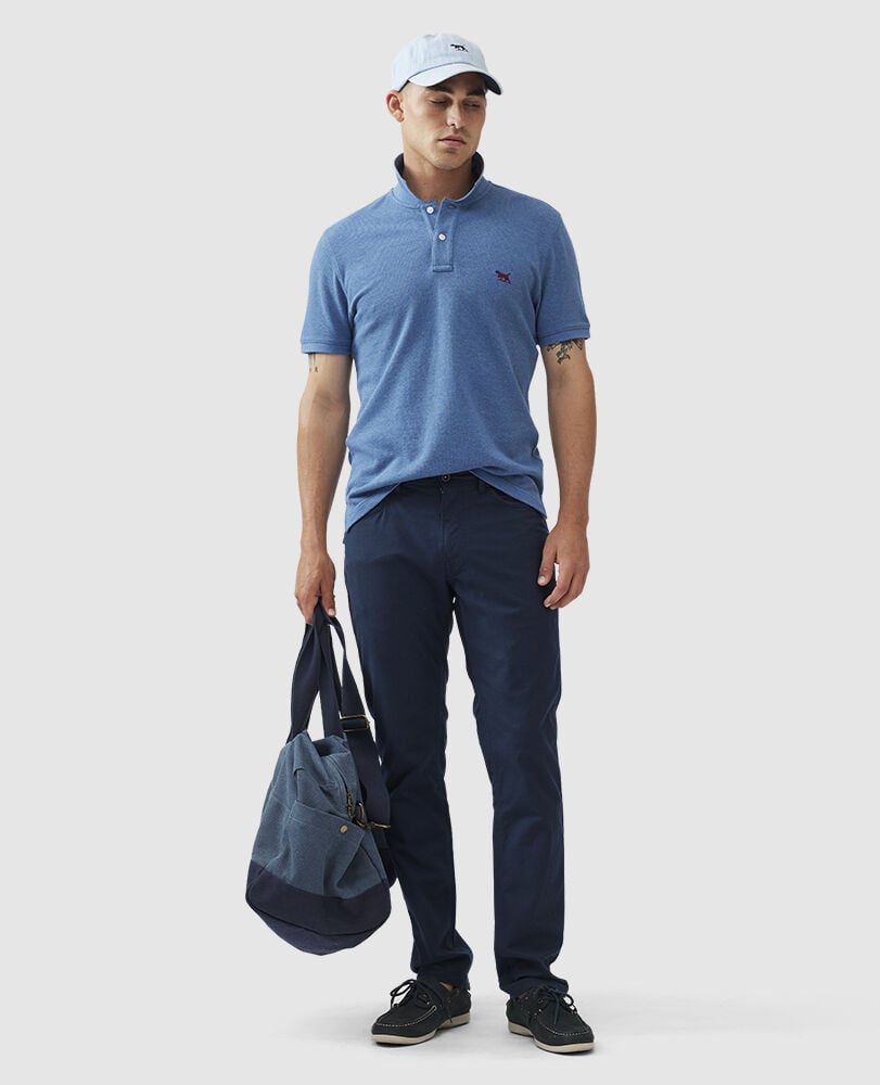 Rodd and Gunn Short Sleeve Sports Fit Gunn Polo Regatta