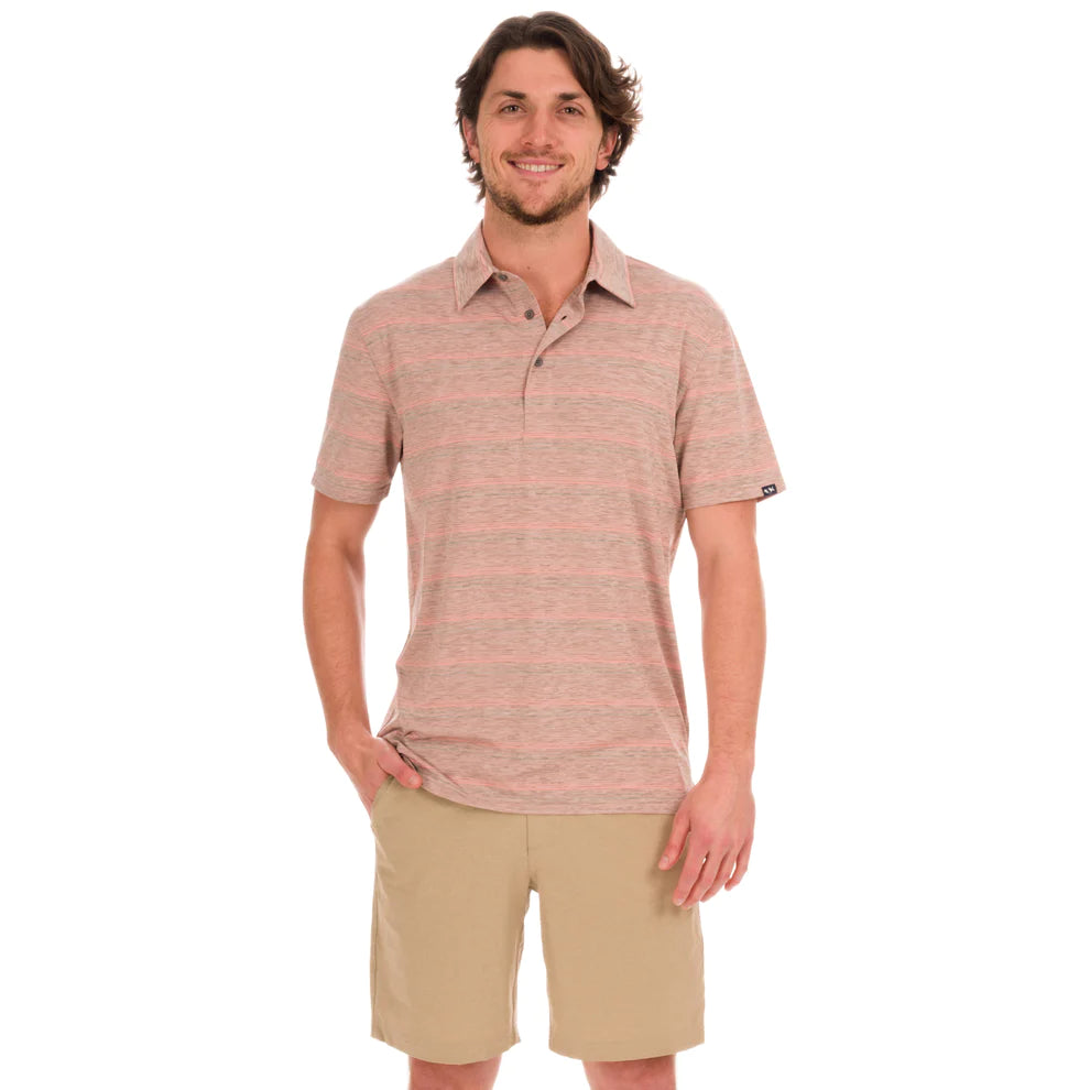 Fish Hippie Abaco Performance Polo