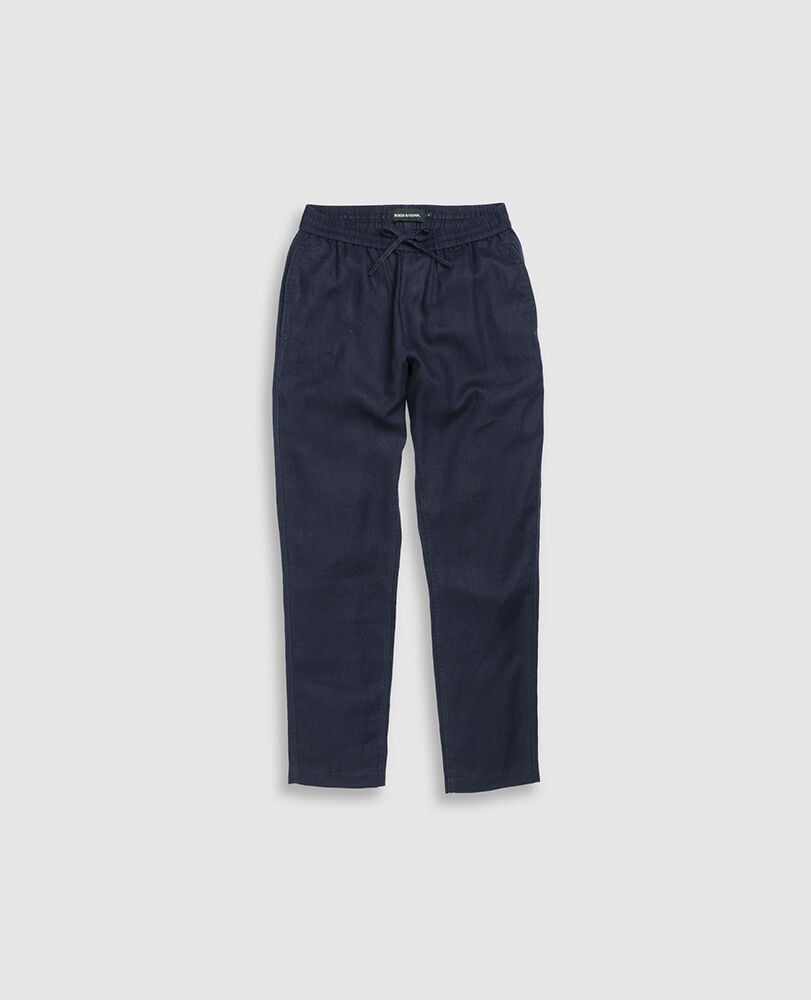 Rodd and Gunn Navy Linen Resort Pant