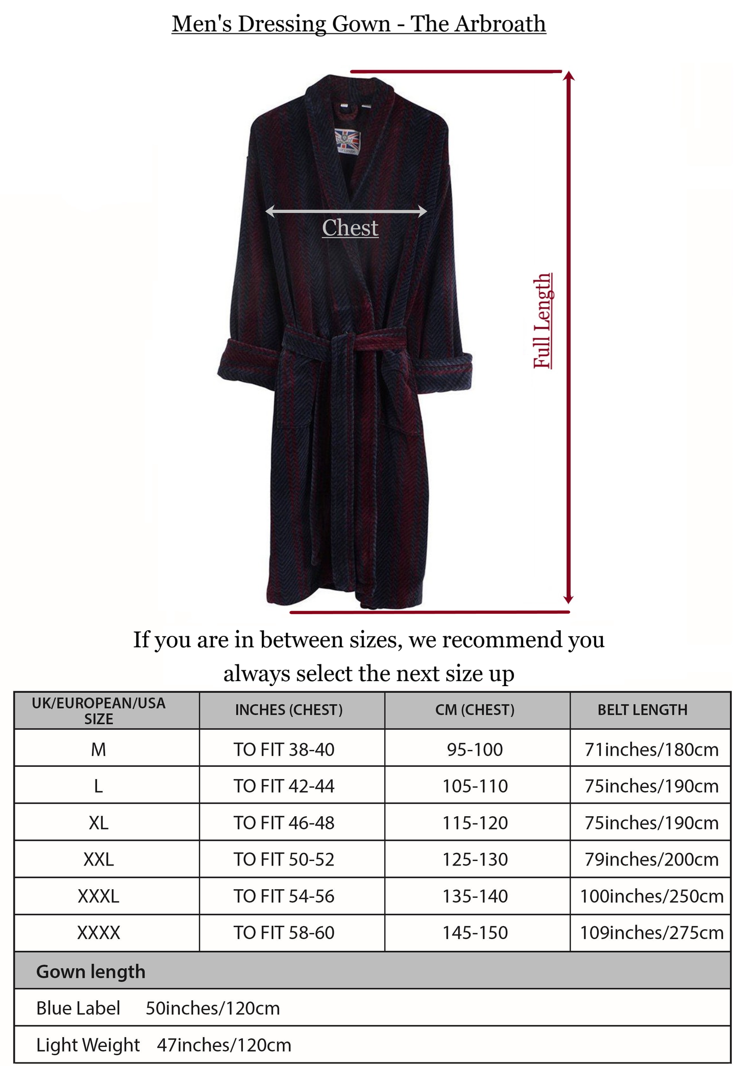 Men's robes - The Arbroath
