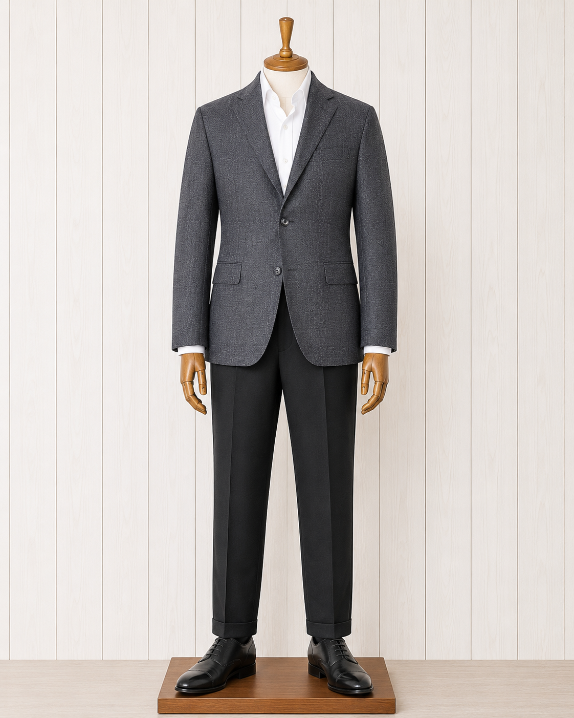 The Total Gentleman Featuring Reda 1865 Fabric Charcoal Grey Salt and Pepper Classic Fit Sport Coat