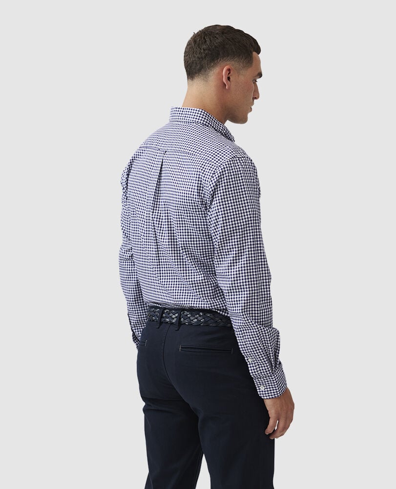 Rodd and Gunn Gunn Check Oxford Sports Fit Shirt